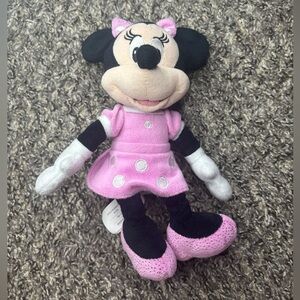 Disney Minnie Mouse Plush - Pink and Black